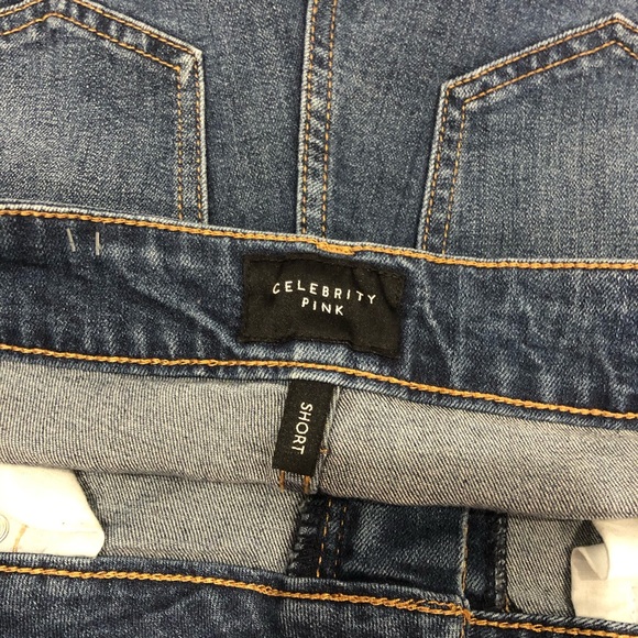 Celebrity Pink Stretch Denim Shorts - Picture 4 of 6